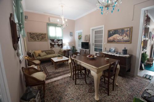 Posezení v ubytování Apartment Corinth