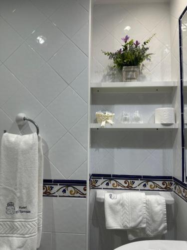 Kupaonica u objektu Hotel Rural El Torrejon