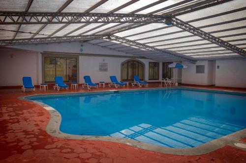 La alberca dentro o cerca de Hotel Del Angel, Apizaco