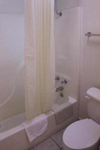 Vonios kambarys apgyvendinimo įstaigoje TexInn Motel New Boston