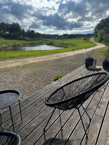 Domki na Kaszubach z balią jacuzzi - Gołubie - Sikorska Dolina II