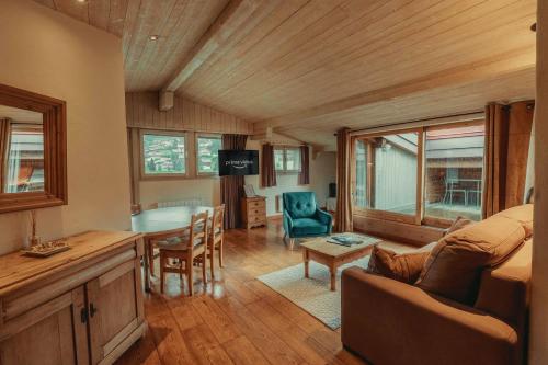 Appartement 71m2 près de Megève, à 200m télécabine la Princesse, local à ski, 2 chambres, parking couvert