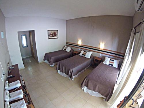 Postel nebo postele na pokoji v ubytování Las Cardas Posada
