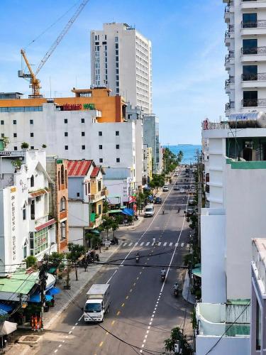 a view of a city street with buildings at KS Phương Danh in Quy Nhon