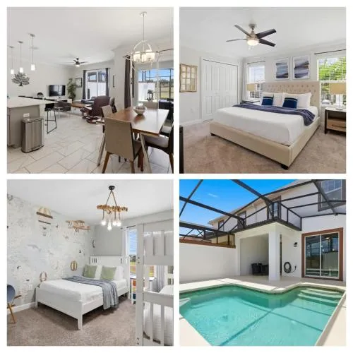 New Oasis Retreat Escape - Private Pool - Walk to Clubhouse - Sleeps 10 photo 1