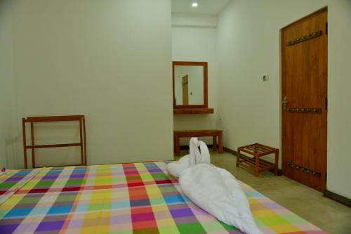 Postel nebo postele na pokoji v ubytování girilena resort