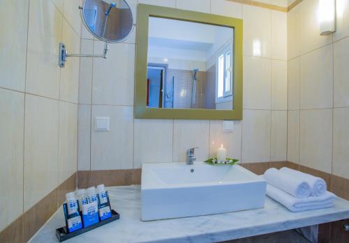 Vannituba majutusasutuses Orizontas Residencies