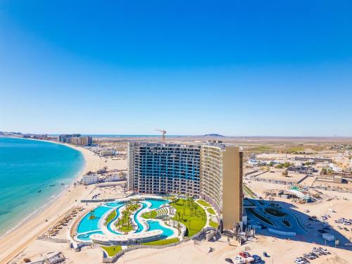 an aerial view of a resort on the beach at NEW Sonoran Star Luxury condo 2BD, 2BA in Puerto Peñasco