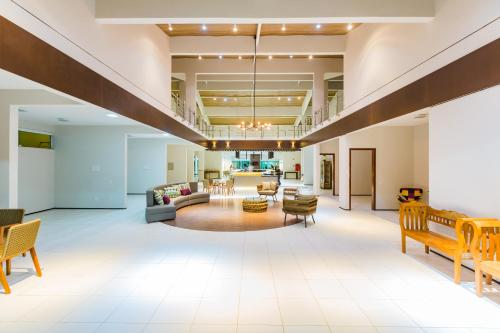 Χώρος καθιστικού στο Arrey Beach Hotel