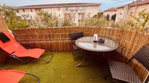Duplex Cosy Aix proche CV terrasse clim parking