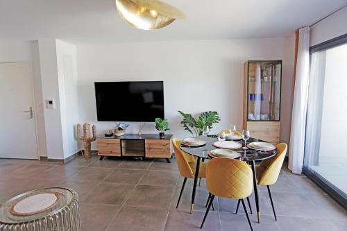Appartement Sète Corniche proche plage - Terrasse, Parking, Clim, WiFi