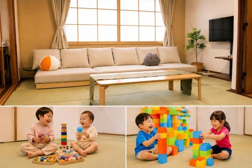 NHビル 6f おもちゃと畳で家族みんながくつろげる 和風モダン民泊