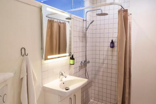 Et badeværelse på Hotel Troense