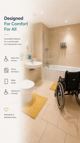 Sidemersey Livings- Convenient and Accessible 1-Bedroom Flat with a View, Central Liverpool photo 21