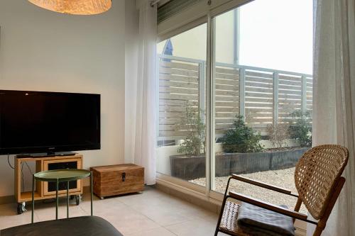 Escapade au Soleil T3 jardin dans résidence avec accès direct plage