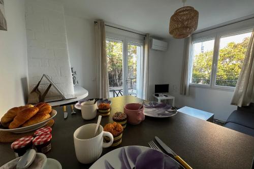 La Mimosette Appartement cosy avec terrasse proche plage