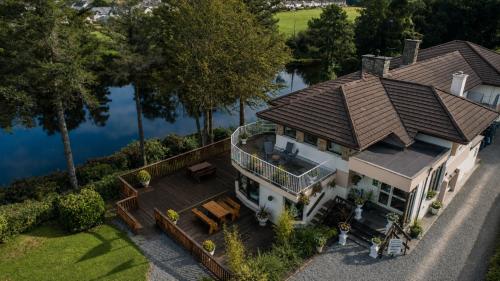 an overhead view of a house with a roof at Killarney View House B&B in Killarney