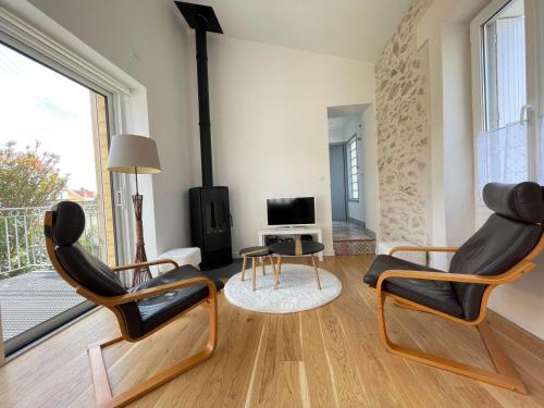 L'Atelier jolie maison rénovée proche côte sauvage