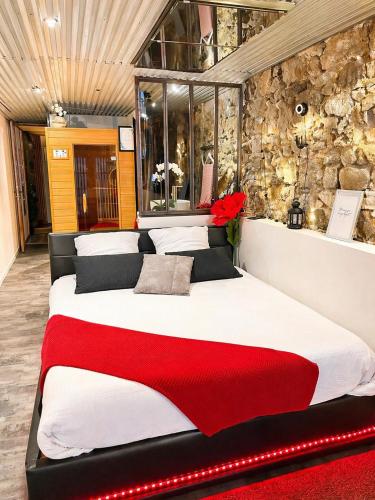 Sweet Loft Grenoble-Love Room avec jacuzzi & sauna