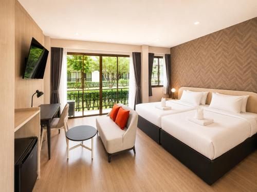 Katil atau katil-katil dalam bilik di SV Hotel