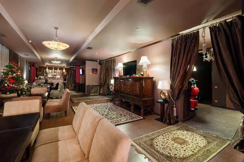 Posezení v ubytování Villa Buko