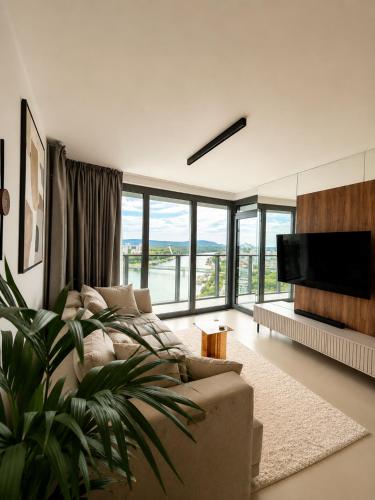 Foto Eurovea Tower, 27th floor apartment, free parking 3