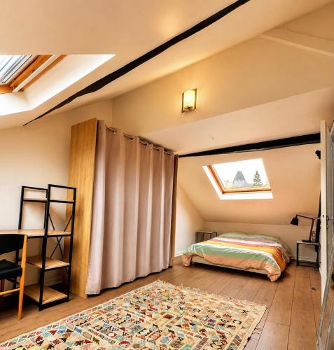 Duplex 2 rooms downtown