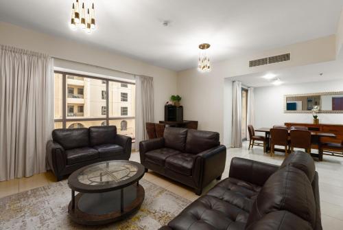 Large 3BR Coastal Apartment in JBR with Beach Access