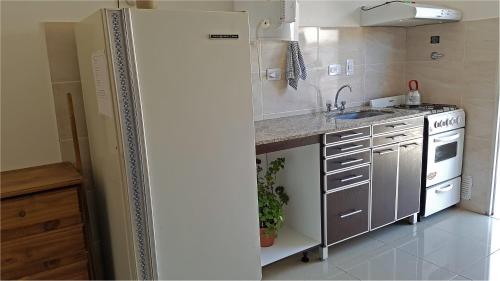 Una cocina o kitchenette en Departamentos Segovia