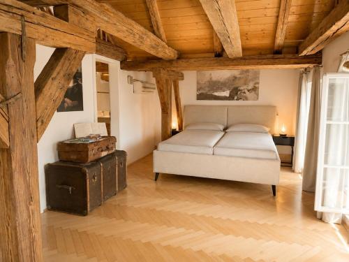 Historic penthouse loft with fortress view