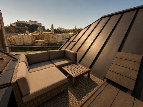Historic penthouse loft with fortress view