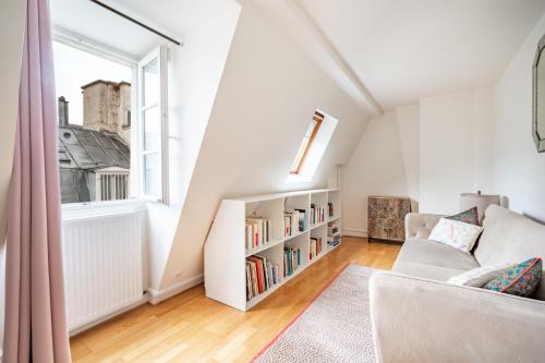 Saint-Germain 110 m2 Parisien, Poutres Piano