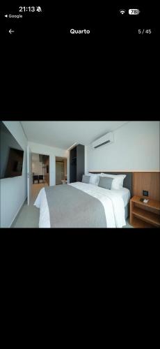 a picture of a hotel room with a bed at Gave risort Porto life 2 in Porto De Galinhas