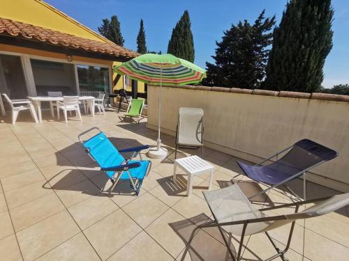 Appartement climatisé, piscine, près des plages - 8 pers.