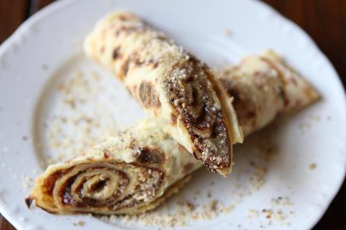 Jídlo v penzionu nebo okolí