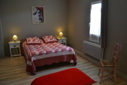 Postel nebo postele na pokoji v ubytování Mas De Sylvereal