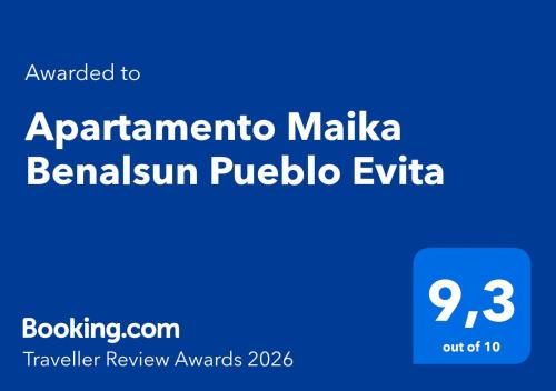 Apartamento Maika Benalsun Pueblo Evita