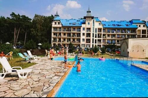 Apartment with swimming pool, Lukecin