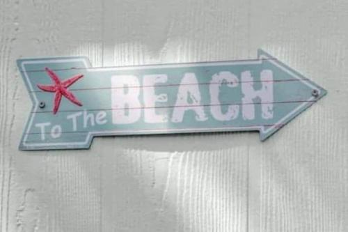 a sign that says back to the beach to the board at Beach Apart by Dream Vacation unit 1 in West Palm Beach