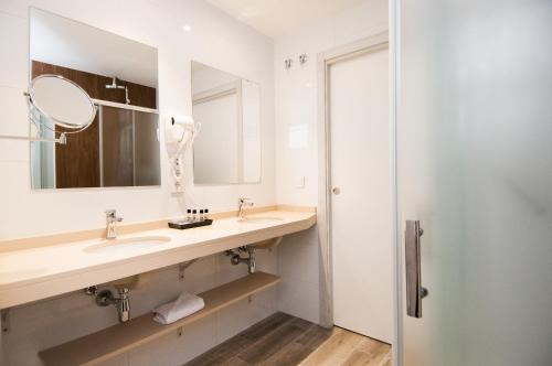 Koupelna v ubytování Hotel Censal