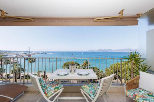 On la Croisette fabulous sea view 1 bed