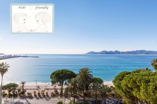 On la Croisette fabulous sea view 1 bed