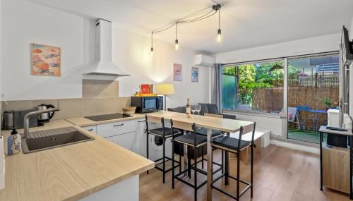 Renovated 2 room apartment with swimming pool 4 people