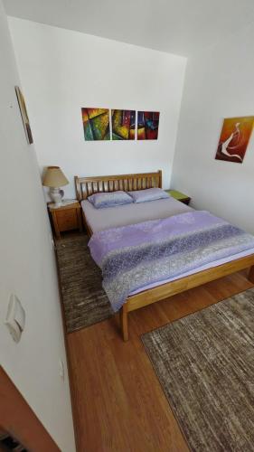 a bedroom with a bed in a room at Maslačak, dvosobni in Banja Koviljača