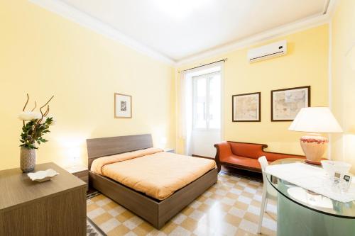 Ein Bett oder Betten in einem Zimmer der Unterkunft Rabbad Apartments