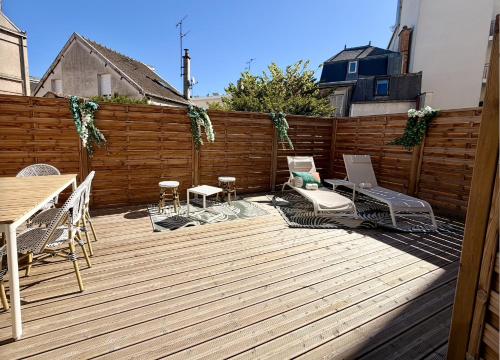Appartement terrasse vue cathédrale centre ville