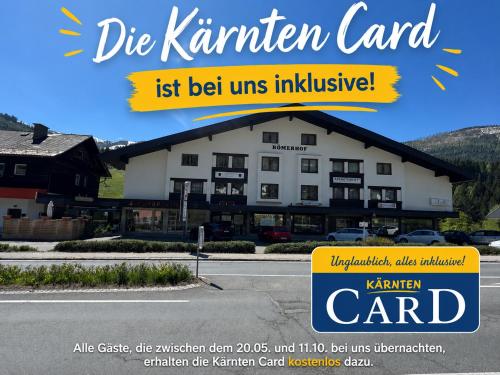 a sign in front of a building at Appartements MAGLOV in Bad Kleinkirchheim