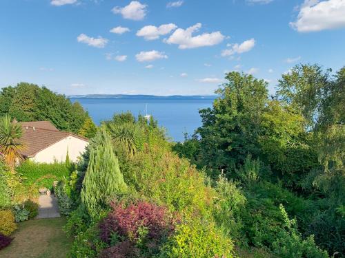 a view of the lake from a house at The Cottage in Whiting Bay