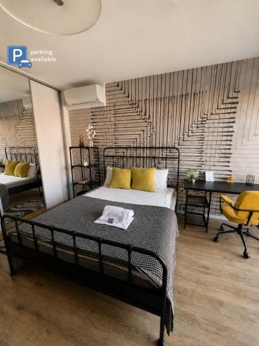 Modern Studio in the Heart of Browary Warszawskie, Beautiful View and Free Netflix