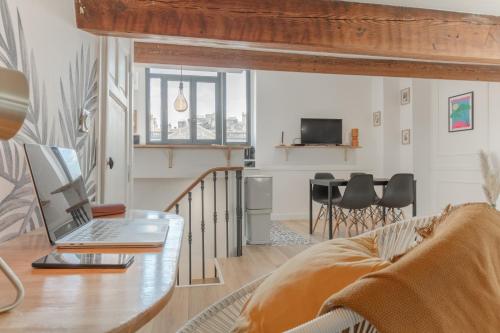 Charm et comfort Bordeaux hypercentre Duplex